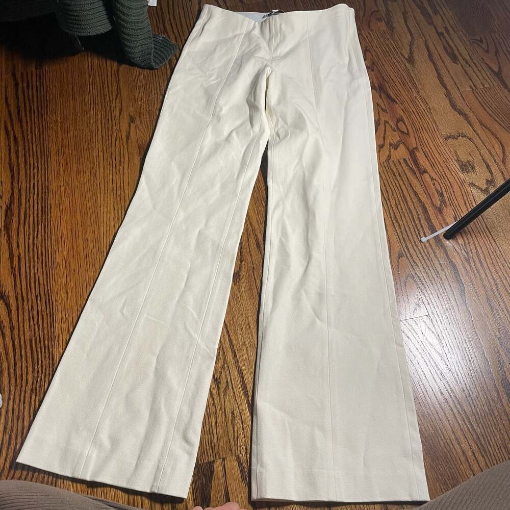 & Other Stories Stockholm Atelier Flare Pants Ecru White US 4
